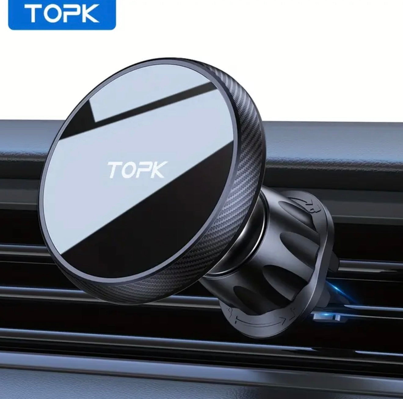 TOPK Magnetischer Handyhalter, Starker Halt Premium