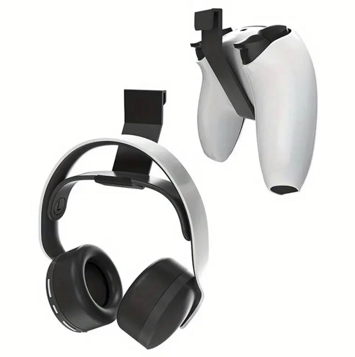 2 Stück PS5 Controller-Halter & Kopfhörerständer