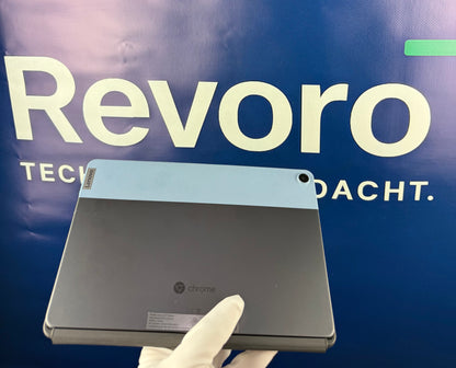 LENOVO X636F MEDIATEK P60T OCTA-CORE 2.0/4GB/128GB, Chromebook mit 10,1 Zoll Display, Prozesssor, 4 GB RAM, 128 GB SSD, ARM G72 MP3, Eisblau/Eisengrau