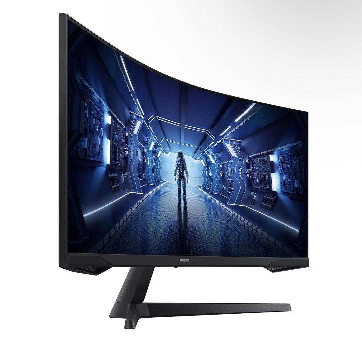 SAMSUNG Odyssey G5 C34G55TWWP 34 Zoll UWQHD Gaming Monitor (1 ms Reaktionszeit, 165 Hz)